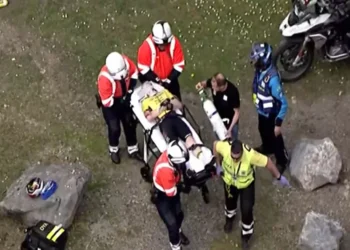 Hospitalizan a Jonas Vingegaard, tras fuerte caída masiva | Video
