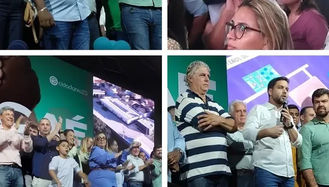 Cidadania oficializa os nomes de Welberth e Paschoal e reúne multidão