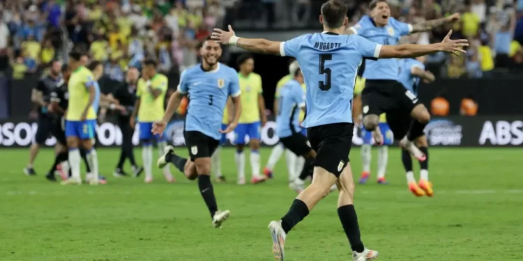 Copa América 2024: Uruguay vence en penaltis a Brasil y avanza a semifinales