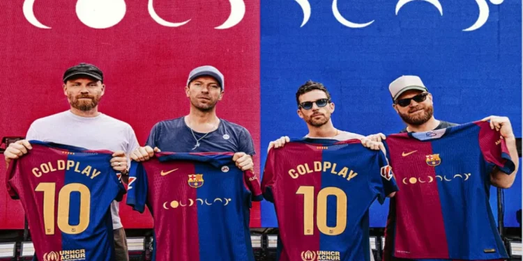 Coldplay engalana la playera del Barcelona para el Clásico | Video