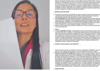 Candidata lança carta compromisso com o eleitor macaense nas redes sociais