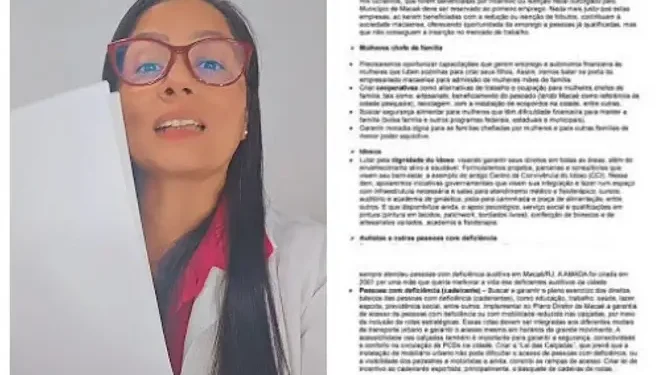 Candidata lança carta compromisso com o eleitor macaense nas redes sociais