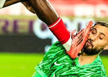 Así quedó el rostro de Donnarumma tras pisotón | Video