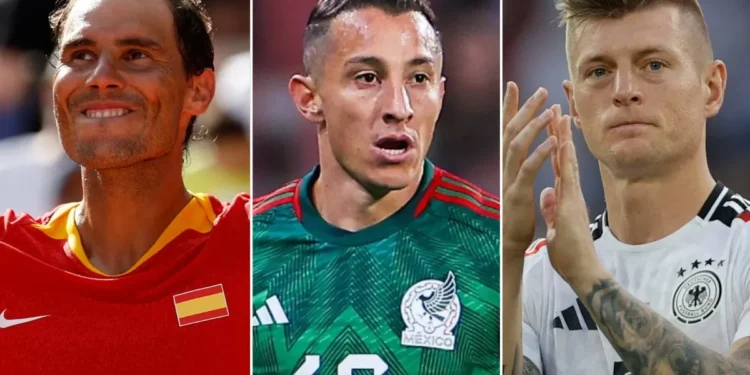 Nadal, Iniesta, Kroos y Guardado: Estas son las despedidas que deja 2024
