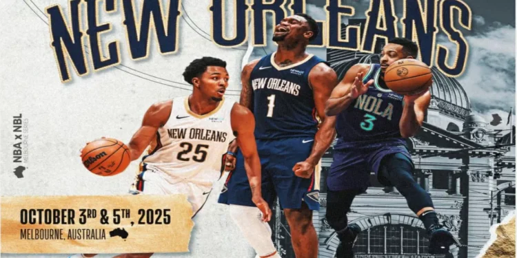 Desembarca NBA en Australia con New Orleans Pelicans