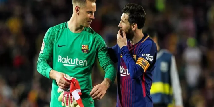 Recuerda Marc-André ter Stegen sus roces con Lionel Messi en el Barcelona