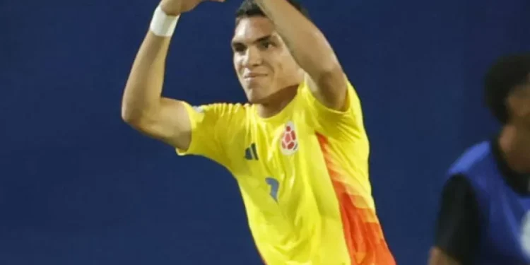 Santiago Londoño y su lucha por ser goleador del Sudamericano Sub-17