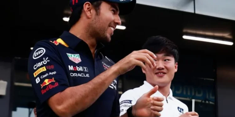 ‘Ha sido, en parte, como un padre’: Yuki Tsunoda agradece a ‘Checo’