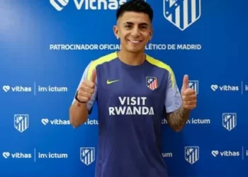 Thiago Almada fue presentado de modo oficial en el Atlético de Madrid