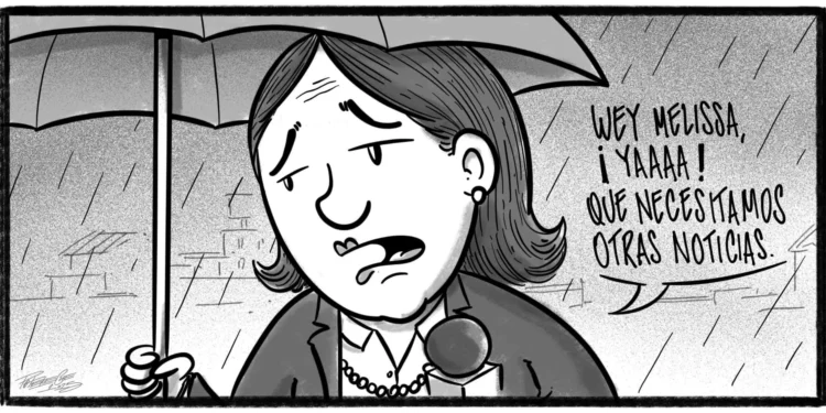 Caricatura de Noticiero Poteleche 25 octubre 2025