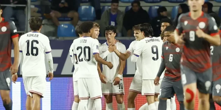 Monumental goleada en Mundial Sub-20: Estados Unidos, protagonista