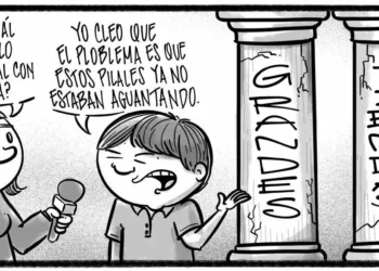 Caricatura de Noticiero Poteleche 18 octubre 2025