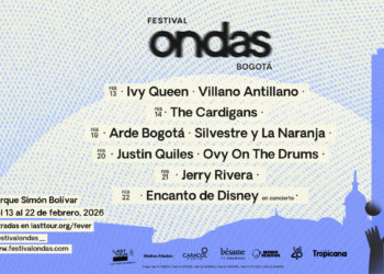 espina nueva propuesta musical llega a Bogotá en 2026: El Festival Ondas durará casi espina semana, pero solo se presentarán individuo o dos artistas por día