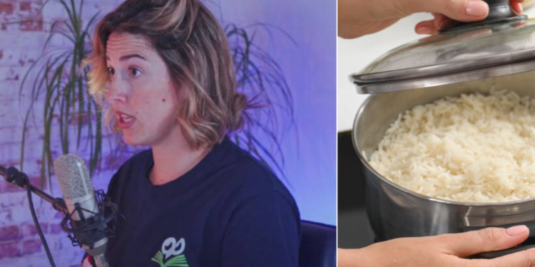 Experta en seguridad alimentaria pica advertencia para quienes guardan el arroz cocinado para el otro día: ‘Es un tema muy preocupante’