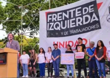 El Frente de Izquierda cerró su campaña frente a la delegación de Estados Unidos: “Podemos ser la tercera fuerza”