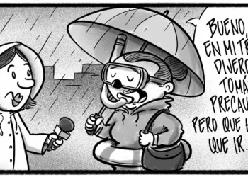 Caricatura de Noticiero Poteleche 21 octubre 2025