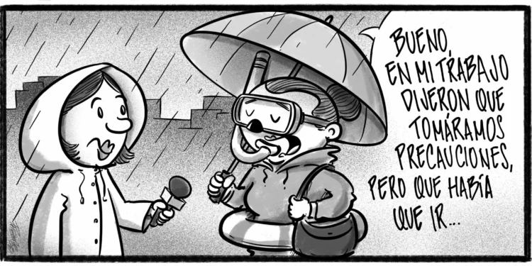 Caricatura de Noticiero Poteleche 21 octubre 2025