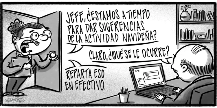 Caricatura de Noticiero Poteleche 18 noviembre 2025