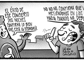 Caricatura de Noticiero Poteleche 24 noviembre 2025