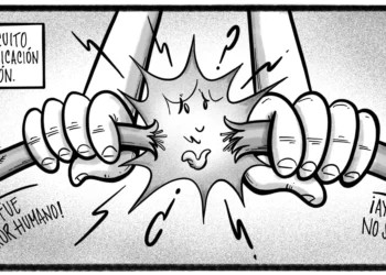 Caricatura de Noticiero Poteleche 15 noviembre 2025