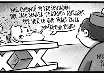 Caricatura de Noticiero Poteleche 6 noviembre 2025