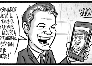 Caricatura de Noticiero Poteleche 26 noviembre 2025