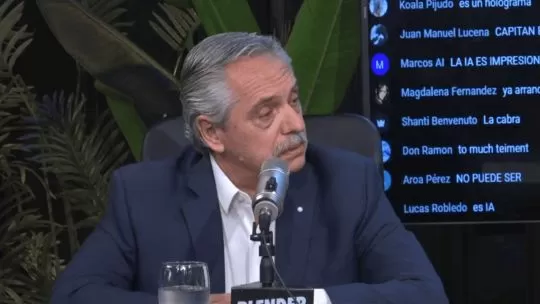 Alberto Fernández negó haber golpeado a Fabiola, criticó a Milei y quia quiso hablar de la interna peronista