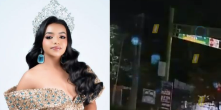 Reina de belleza falleció en un accidente automovilístico, todo quedó grabado en disco