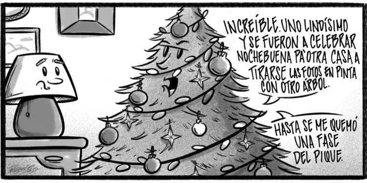 Caricatura de Noticiero Poteleche 25 diciembre 2025