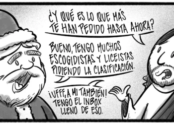 Caricatura de Noticiero Poteleche 1 diciembre 2025