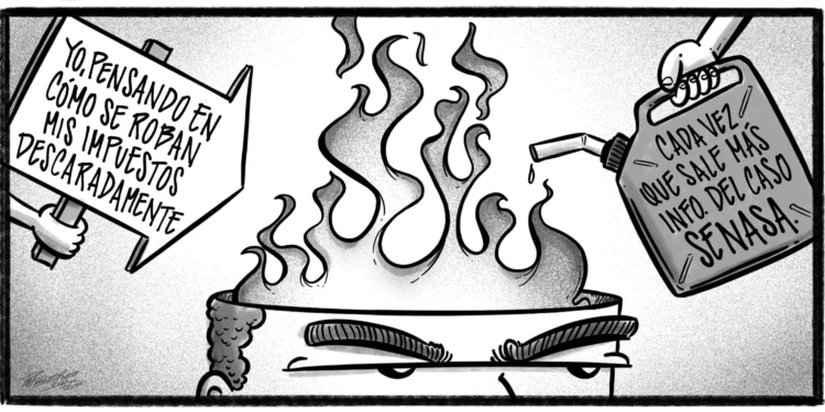 Caricatura de Noticiero Poteleche 10 diciembre 2025