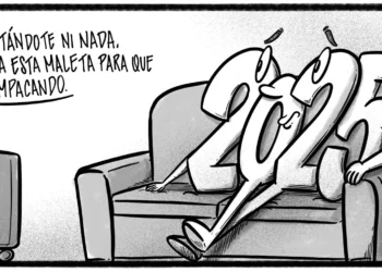 Caricatura de Noticiero Poteleche 29 diciembre 2025