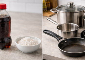 Mezclar sal y gaseosa: este es el amaño casero para limpiar ollas y sartenes