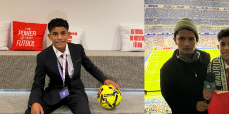 ‘Pol Deportes’, el joven peruano que narró la último de la Copa Libertadores, viajó a España para comentar la Champions League