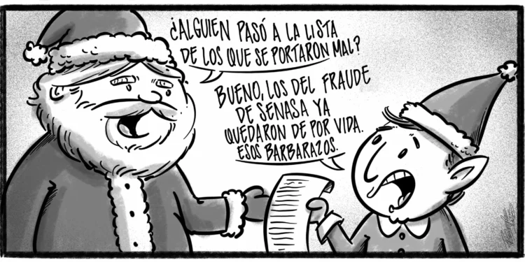 Caricatura de Noticiero Poteleche 9 diciembre 2025