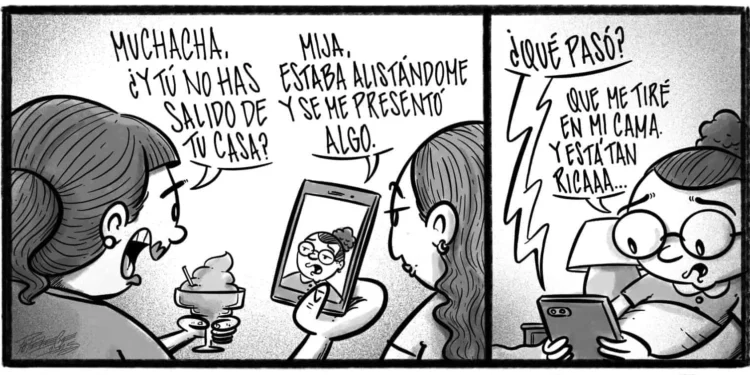 Caricatura de Noticiero Poteleche 28 diciembre 2025