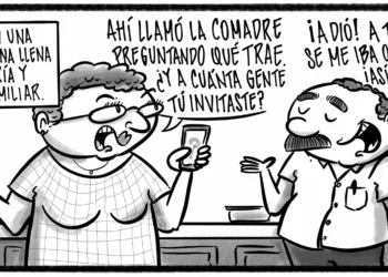 Caricatura de Noticiero Poteleche 23 diciembre 2025