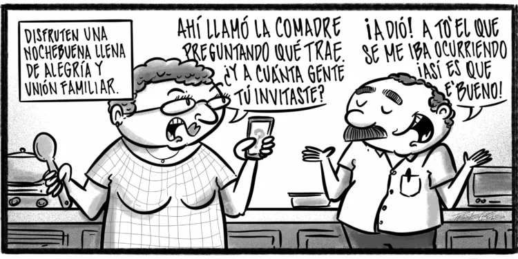 Caricatura de Noticiero Poteleche 23 diciembre 2025