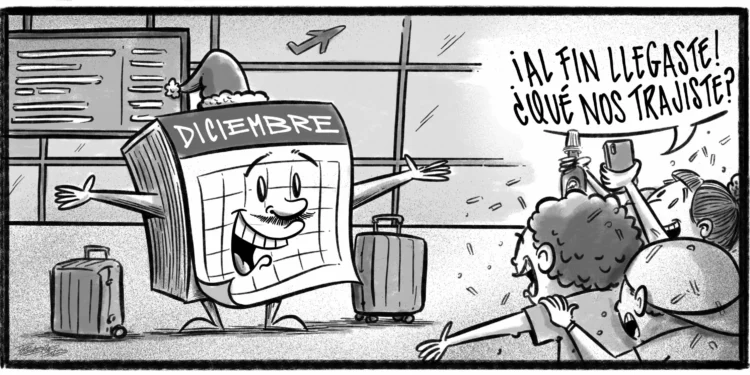 Caricatura de Noticiero Poteleche 30 noviembre 2025