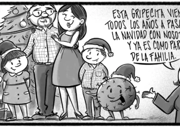 Caricatura de Noticiero Poteleche 15 diciembre 2025