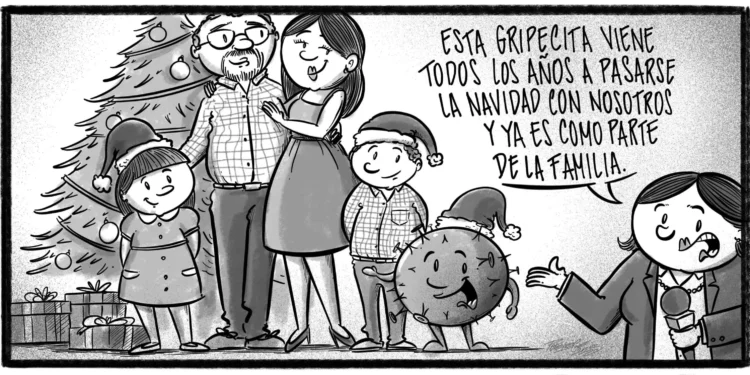 Caricatura de Noticiero Poteleche 15 diciembre 2025