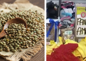 Bogotanos acuden al loco de la ciudad para adquirir tradicionales agüeros de fin de año