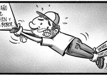 Caricatura de Noticiero Poteleche 14 enero 2026