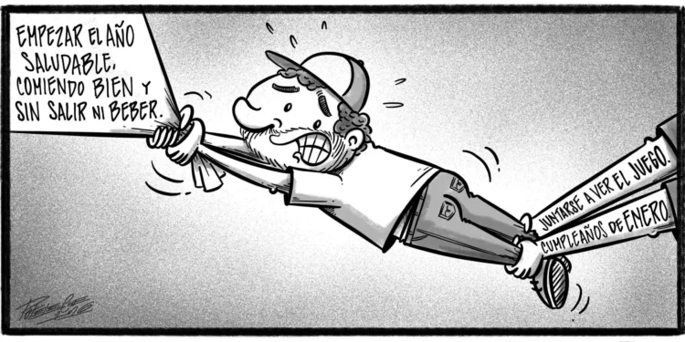 Caricatura de Noticiero Poteleche 14 enero 2026