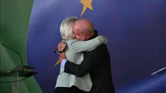 Lula no va a Asunción, empero calentó la previa de la firma Mercosur-UE recibiendo a Von Leyen en Río