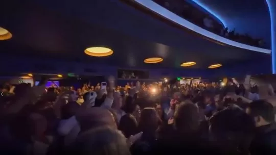 Milei llegó a La Derecha Fest tras cantar “El rock del hostilidad” con Fátima Flórez