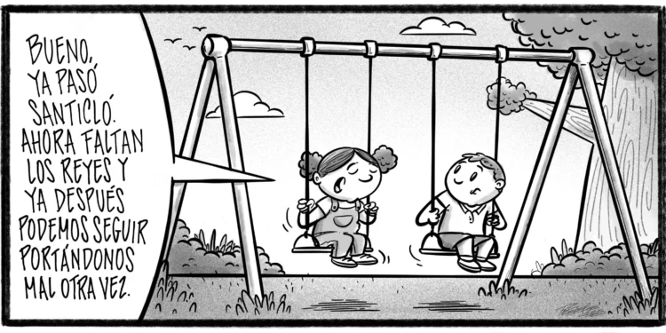 Caricatura de Noticiero Poteleche 2 enero 2026