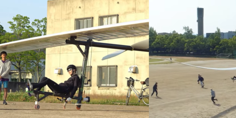 Como lo predijeron ‘Los Simpson’, crean avión velocípedo que vuela pedaleando: un experimento japonés que revoluciona las redes sociales