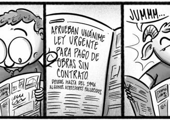 Caricatura de Noticiero Poteleche 13 enero 2026