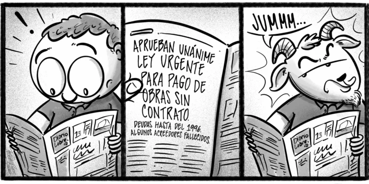 Caricatura de Noticiero Poteleche 13 enero 2026